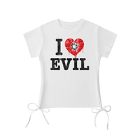 I ❤️ Evil Womans Drawstring T-Shirt