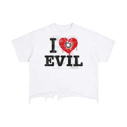 I ❤️ Evil Torn TShirt