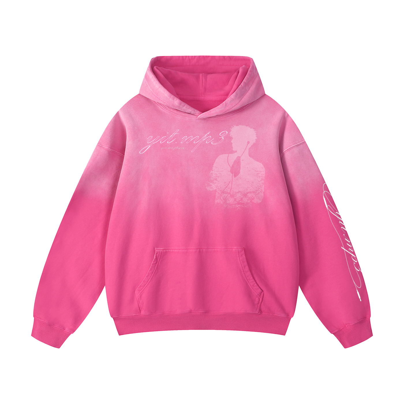 yit.mp3 pink hoodie