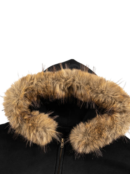 Luv Krime Fur Hoodie